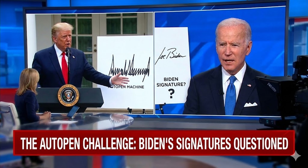 The Autopen Crisis”: Trump Moves to Void Hundreds of Biden Executive Orders Over Signature Dispute