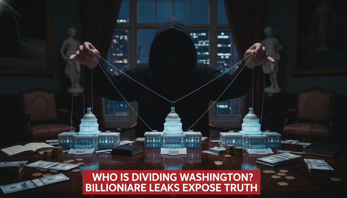 Billionaire Funding Political Divide Revealed: SHOCKING Leaks Expose Washington’s Shadow Lobby