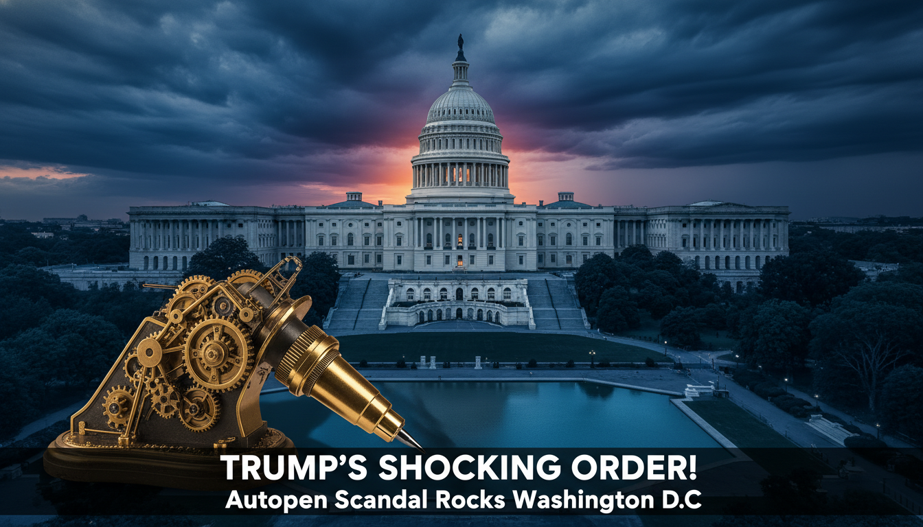 Autopen Order Controversy: Trump’s Shocking Challenge Revealed!
